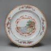 V122 Meissen-style famille rose plate, Qianlong (1736-95)