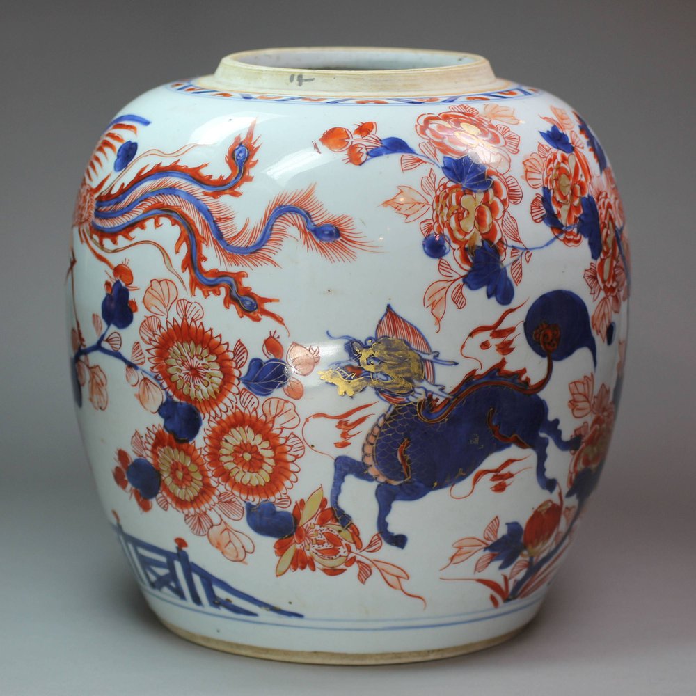 V337A Imari ginger jar, Kangxi (1662-1722)