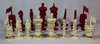 V618 Ivory chess set, Macau, c. 1880, king 8.7cm; pawn 4.9cm