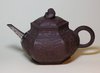 V737 Yixing hexagonal teapot, length 8in.