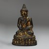 V750 Bronze figure of Buddha, 12th-13th century