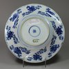 V876 Blue and white lobed plate, Kangxi (1662-1722)
