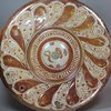 V93 Spanish Hispano-Moresque lustre pottery dish, Andalusia