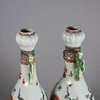 W118 Pair of fine and extremely rare famille verte vases