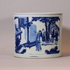 W161 Blue and white brush pot, Bitong, Kangxi (1662-1722)