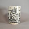 W176 English creamware masonic transfer printed mug