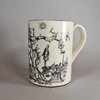 W176 English creamware masonic transfer printed mug