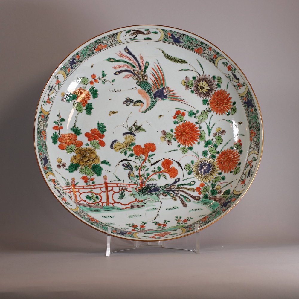W178 Famille verte dish, Kangxi (1662-1722)