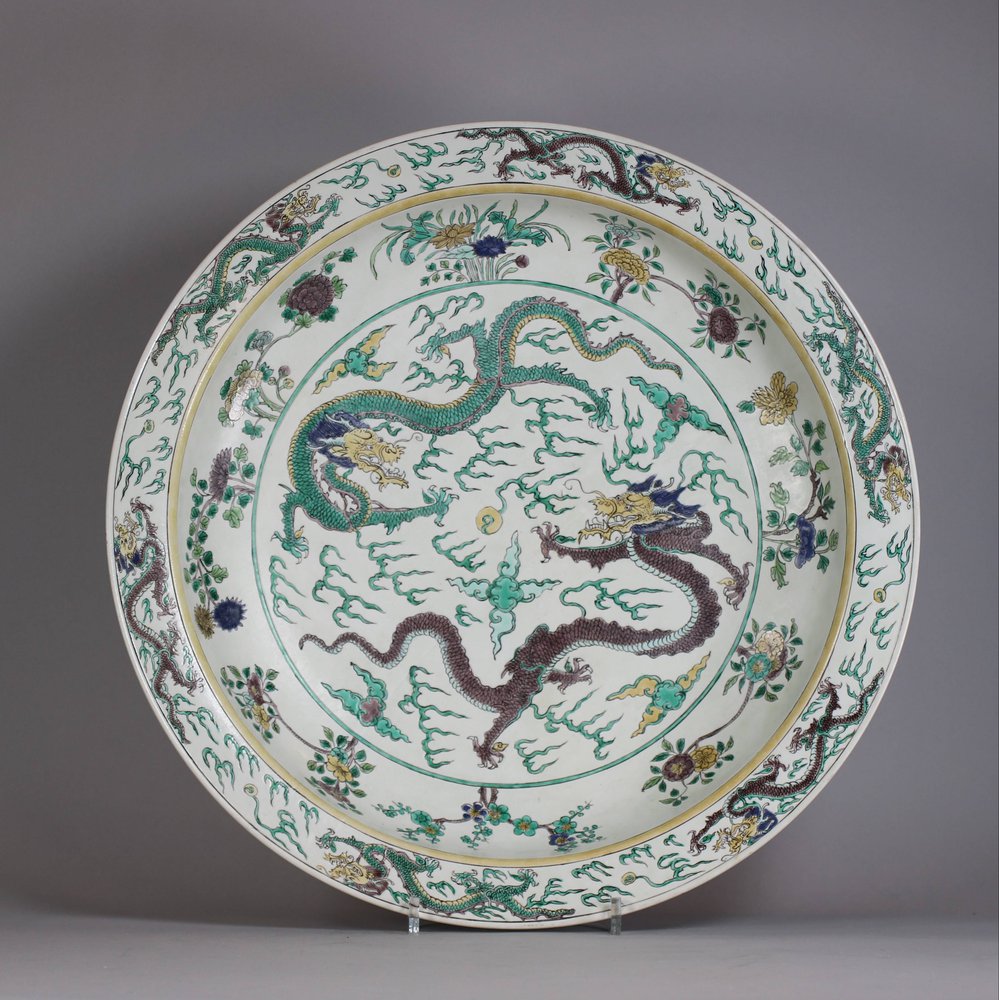 W214 Famille verte basin, Kangxi (1662-1722)