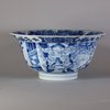 W251 Fine Chinese blue and white ‘klapmuts’ bowl