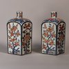 W263 Exceptional pair of Japanese Tokkuri and covers (sake flasks)