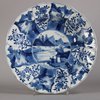 W458 Chinese blue and white plate, Kangxi (1662-1722)