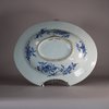 W508 Chinese blue and white barber's bowl, late 18th century