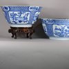 W526 A pair of large Chinese blue and white punch bowls, Kangxi (1662-1722)