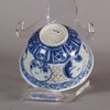 W538 Chinese recticulated blue and white bowl Chongzhen