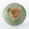 W552 A small ‘Longquan’ celadon tripod censer, Yuan or early Ming,