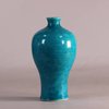 W587 Chinese turquoise vase, Kangxi (1662-1722)