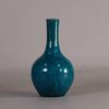 W588 Chinese turquoise-glazed bottle vase, Kangxi (1662-1722)