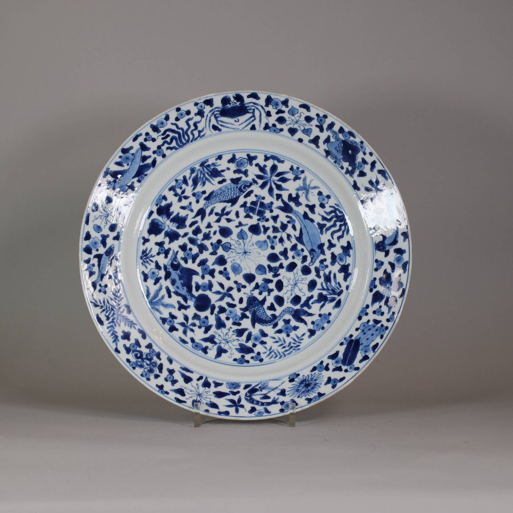 W651 Chinese porcelain dish, Kangxi (1662-1722)