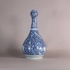 W688 Chinese blue and white bottle vase, Wanli (1573 -1619)