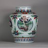 W720 Chinese wucai baluster 'dragon' vase, Chongzhen (1627-44)