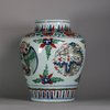 W720 Chinese wucai baluster 'dragon' vase, Chongzhen (1627-44)