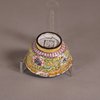 W743 Chinese Canton enamel tea bowl, 18th century