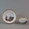 W74 A Meissen teabowl and saucer, circa 1740