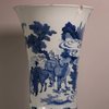 W775 Chinese late Ming Transitional Gu-form beaker vase, Chongzhen (1627-1644)