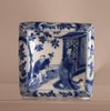 W805 Chinese blue and white pedestal salt, Kangxi (1662-1722)