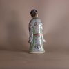 W825 Chinese famille rose figure of He Xiangu, Qianlong (1736-95)