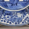 W841 Fine Massive Japanese blue and white Arita dish, 17th century