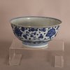 W876 Chinese 19th century blue and white bowl