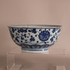 W876 Chinese 19th century blue and white bowl