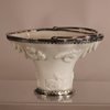 W890 A Chinese Dehua silver mounted  libation cup, 17th century,