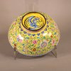 W919 A fine Chinese Qianlong Canton enamel bowl, the interior painted with four, five clawed dragons,