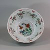W92 Famille verte ‘birds and flowers’ moulded bowl
