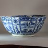 W930 Chinese blue and white Kraak bowl, Chongzheng (1635-1650)