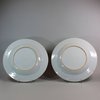 W93 Pair of Chinese Famille Rose ‘Judgement of Paris’ plates