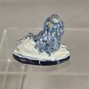W993 Rare small Dutch delft blue and white figure of a miniature recumbent lion
