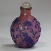 X132 Peking glass snuff bottle, 19th-20th century
