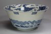 X136 Blue and white bowl,      SOLD