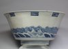 X136 Blue and white bowl,      SOLD