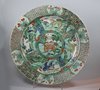 X158 Fine large famille verte dish, Kangxi (1662-1722)