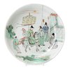 X188 Famille verte dish, Kangxi (1662-1722)