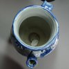 X436 Pair of Italian blue &amp; white Savonna syrup jars