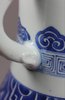 X539 Blue and white vase, late Kangxi (1662-1722)