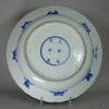 X594 Blue and white dish, Kangxi (1662-1722)