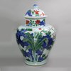 X666 Wucai jar and cover, Chongzhen (1628-45)