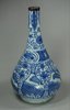 X668 Blue and white kraak bottle vase, Wanli (1573-1610)